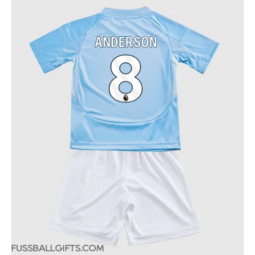 Nottingham Forest Elliot Anderson #8 Fußballbekleidung 3rd trikot Kinder 2024-25 Kurzarm (+ kurze hosen)